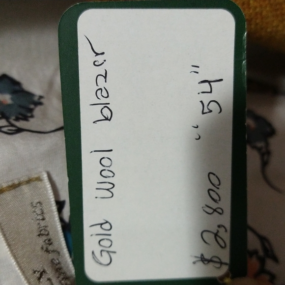 JAY KOS Sports Wool Coat in Mustard Yellow - Picture 7 of 10